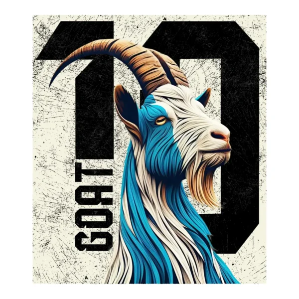 r00016 la cabra goat white