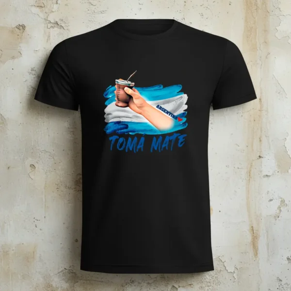 r00038 toma mate camiseta negra