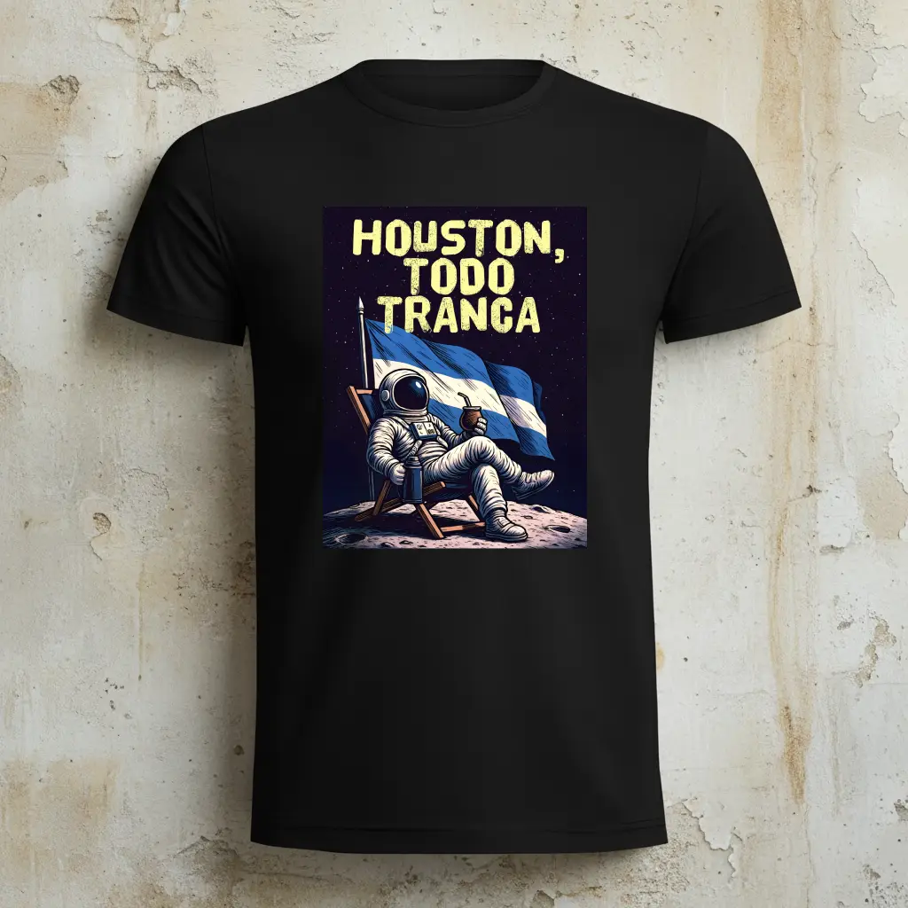 r00054 houston todo tranca camiseta negra