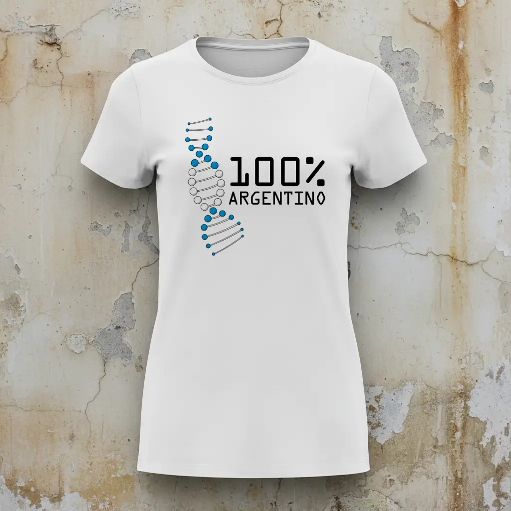 r00086 adn argentino a camiseta blanca