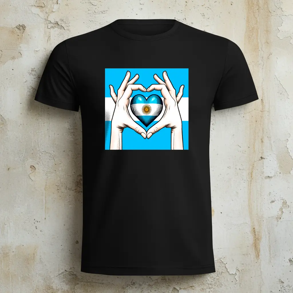 r00109 manos corazon camiseta negra