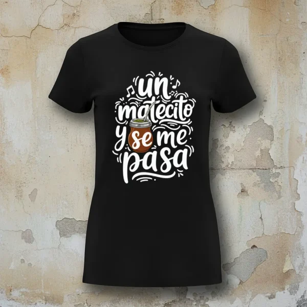 Remera argentina en españa sobre el Mate