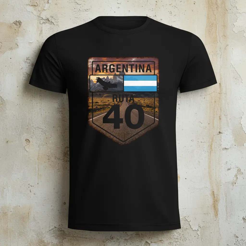 Remera Ruta 40 Argentina